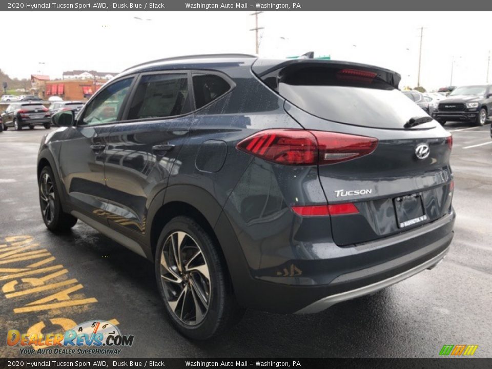 2020 Hyundai Tucson Sport AWD Dusk Blue / Black Photo #3