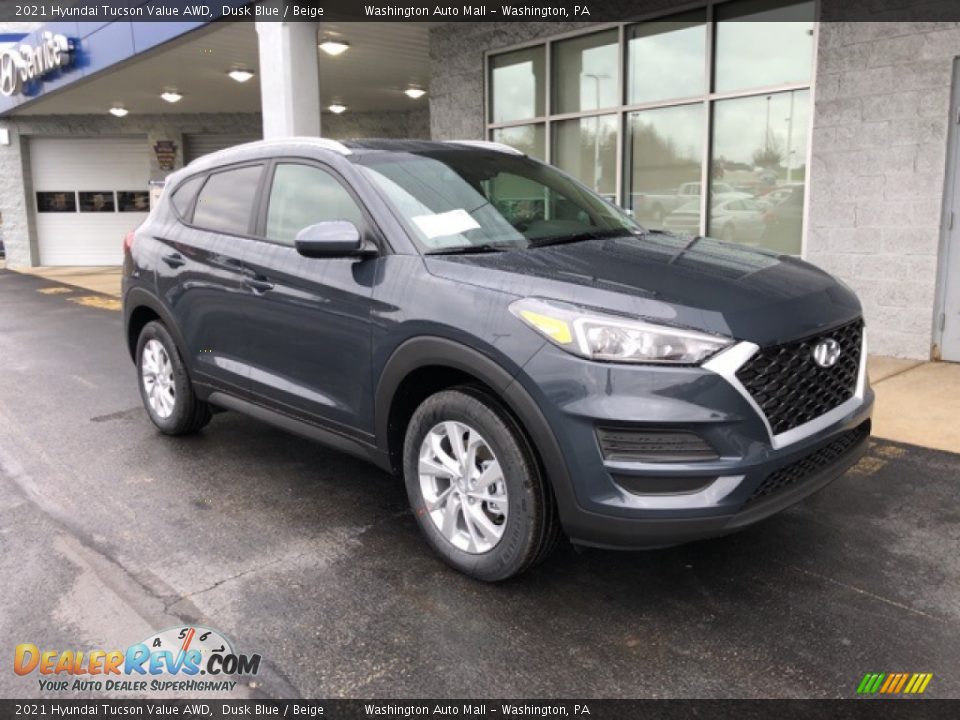 2021 Hyundai Tucson Value AWD Dusk Blue / Beige Photo #1