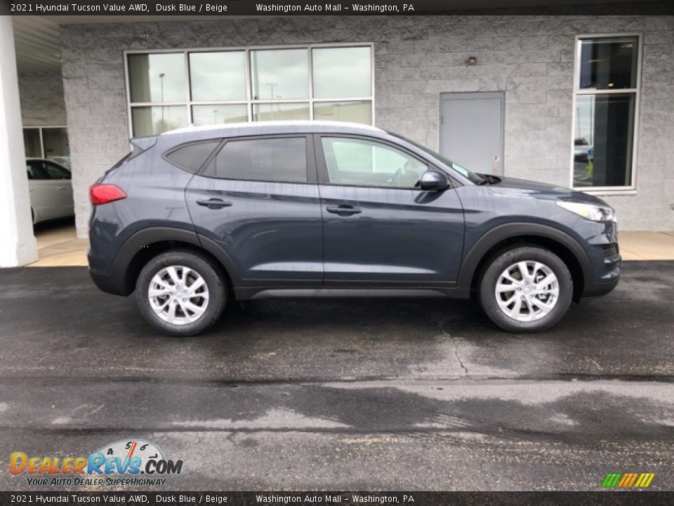 2021 Hyundai Tucson Value AWD Dusk Blue / Beige Photo #2