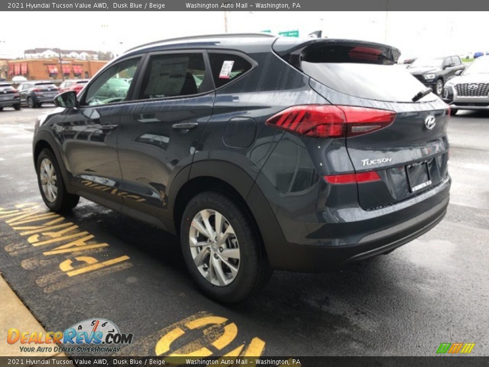 2021 Hyundai Tucson Value AWD Dusk Blue / Beige Photo #3