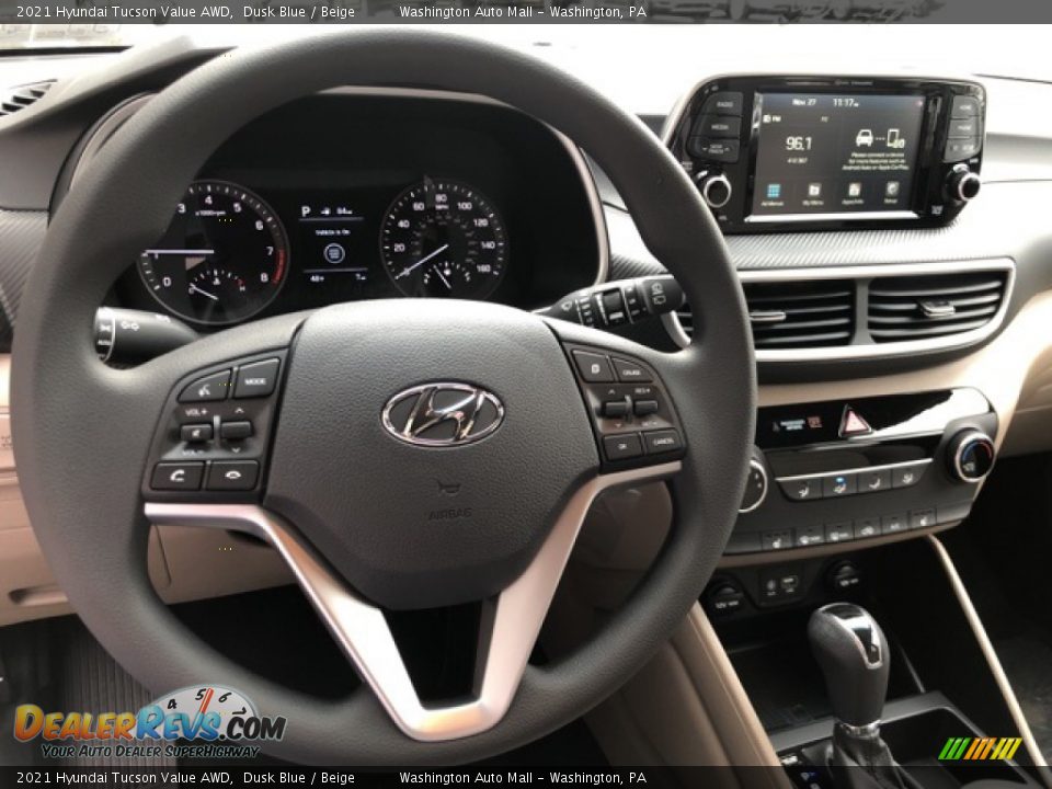 2021 Hyundai Tucson Value AWD Dusk Blue / Beige Photo #6