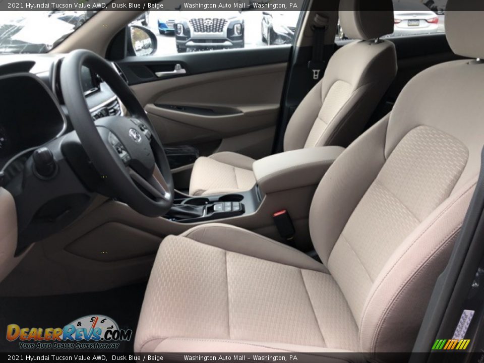 2021 Hyundai Tucson Value AWD Dusk Blue / Beige Photo #7