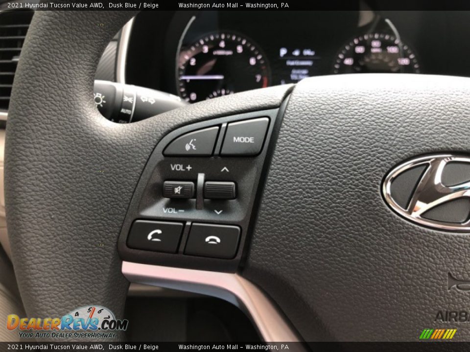 2021 Hyundai Tucson Value AWD Dusk Blue / Beige Photo #10