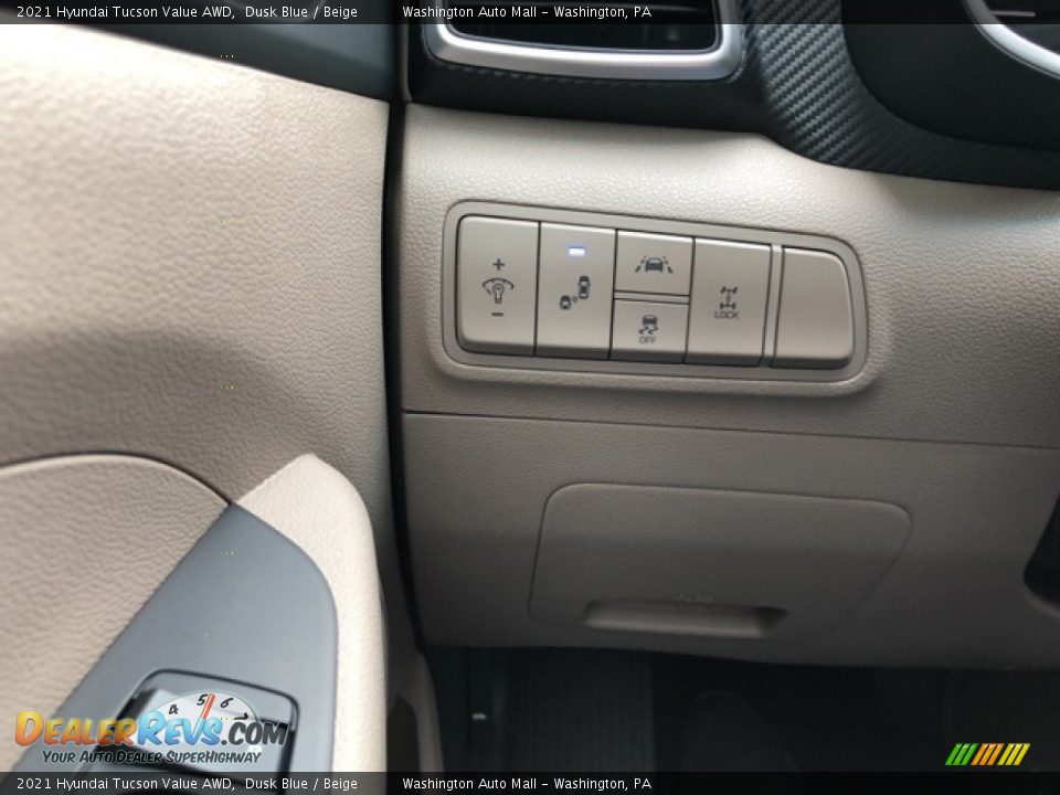 2021 Hyundai Tucson Value AWD Dusk Blue / Beige Photo #13