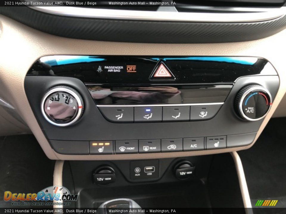 2021 Hyundai Tucson Value AWD Dusk Blue / Beige Photo #14