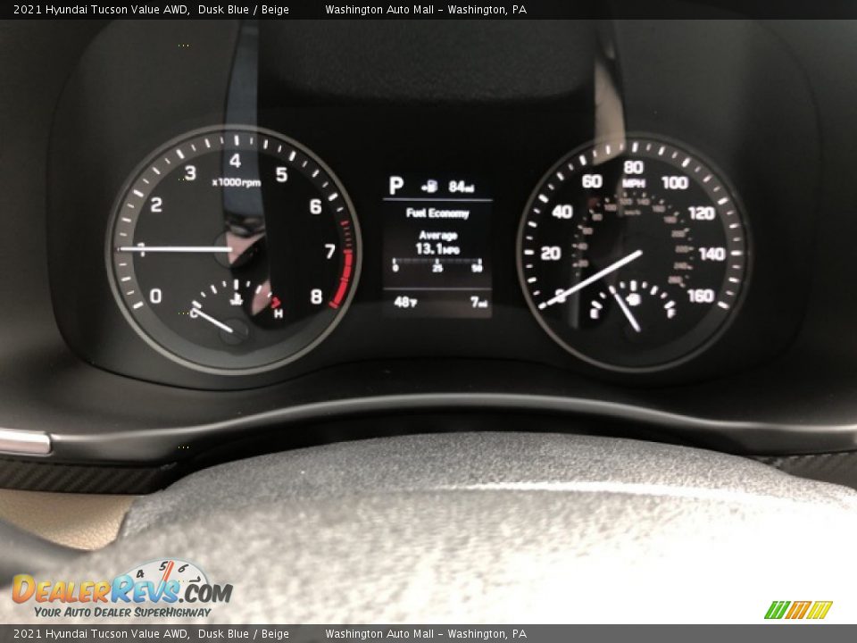 2021 Hyundai Tucson Value AWD Dusk Blue / Beige Photo #16