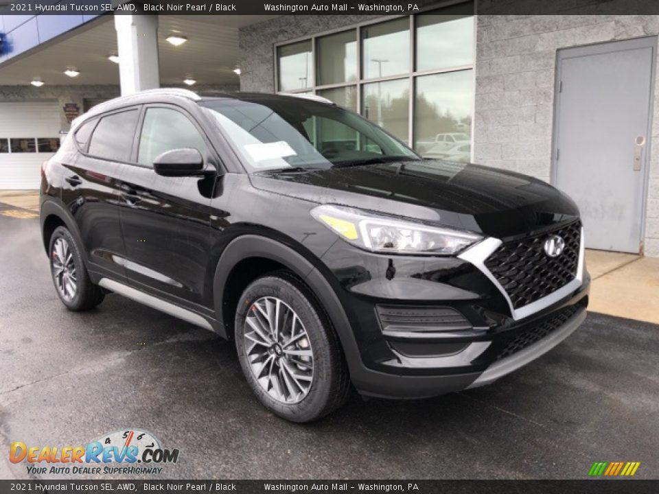 2021 Hyundai Tucson SEL AWD Black Noir Pearl / Black Photo #1