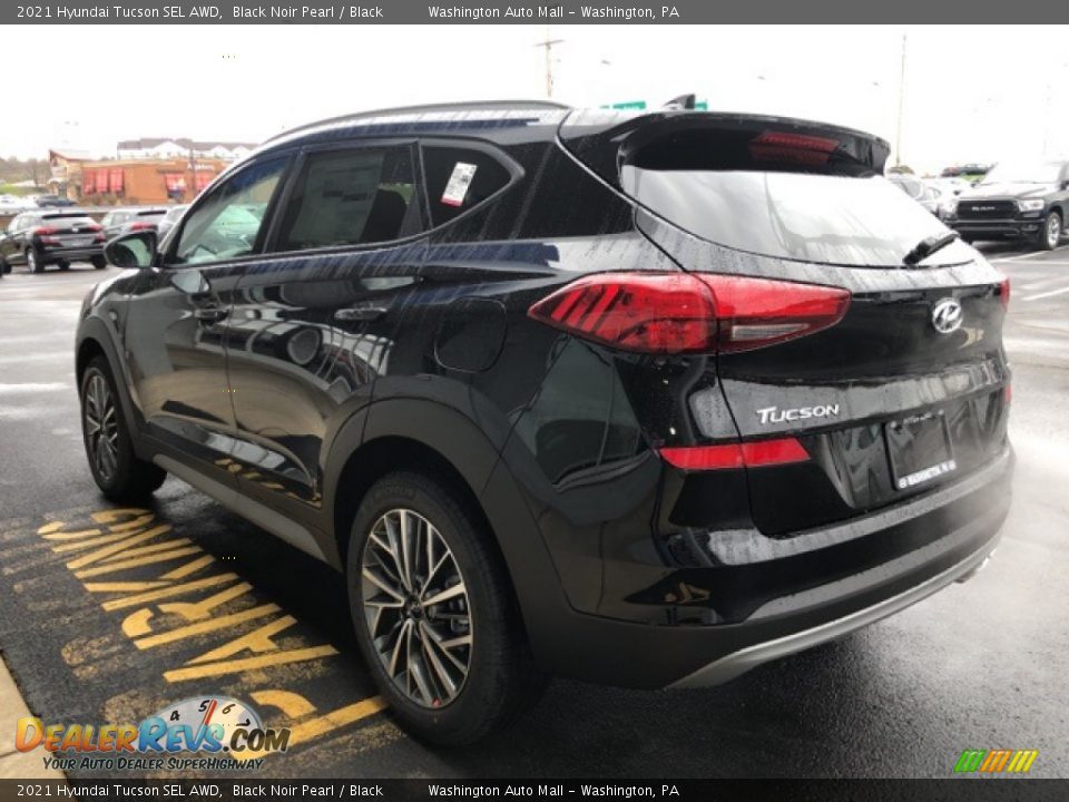 2021 Hyundai Tucson SEL AWD Black Noir Pearl / Black Photo #3