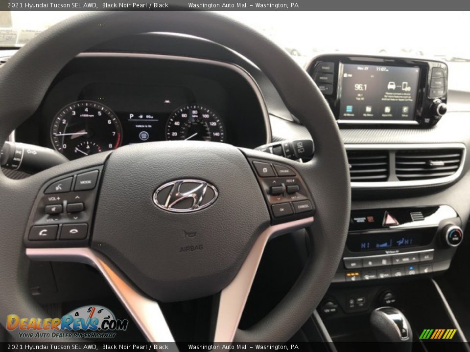 2021 Hyundai Tucson SEL AWD Black Noir Pearl / Black Photo #6