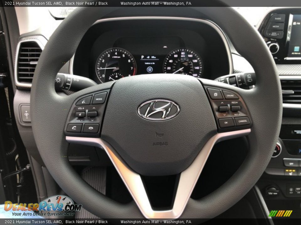 2021 Hyundai Tucson SEL AWD Black Noir Pearl / Black Photo #7