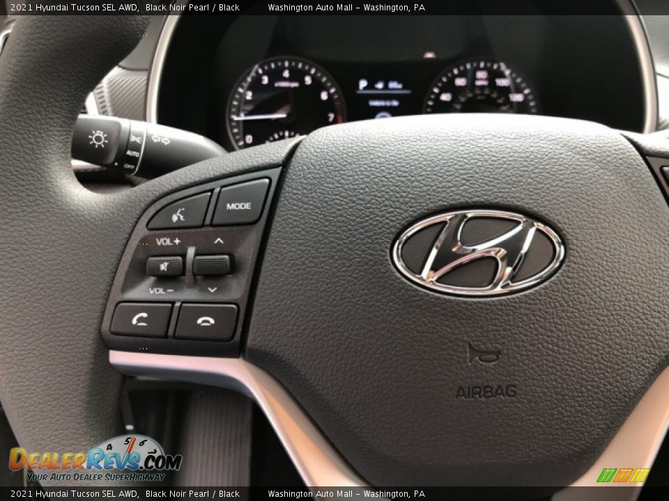 2021 Hyundai Tucson SEL AWD Black Noir Pearl / Black Photo #8