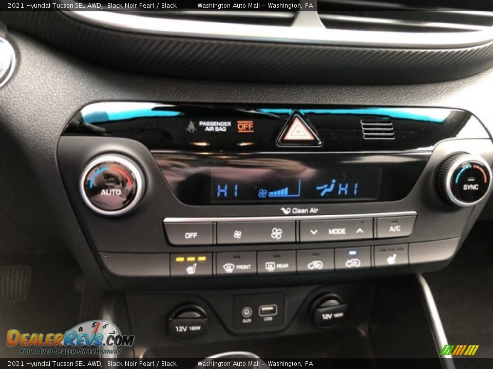 2021 Hyundai Tucson SEL AWD Black Noir Pearl / Black Photo #10