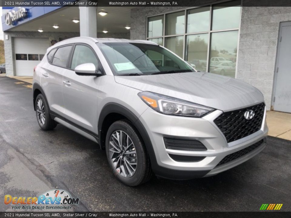 2021 Hyundai Tucson SEL AWD Stellar Silver / Gray Photo #1