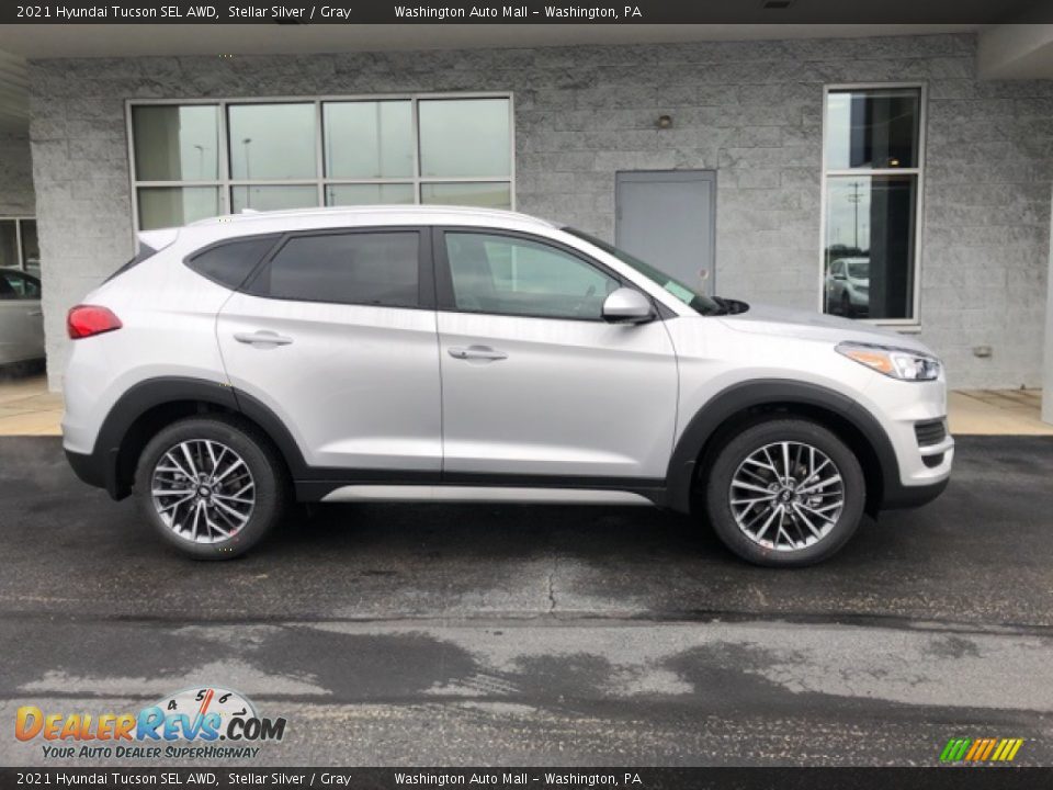 2021 Hyundai Tucson SEL AWD Stellar Silver / Gray Photo #2