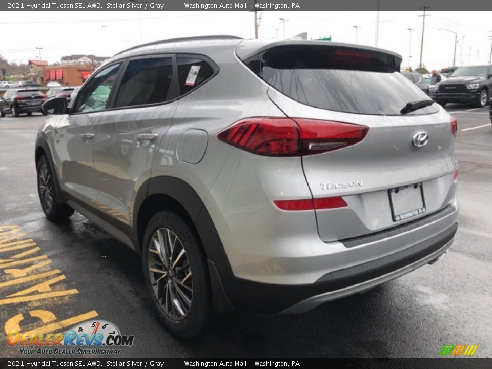 2021 Hyundai Tucson SEL AWD Stellar Silver / Gray Photo #3