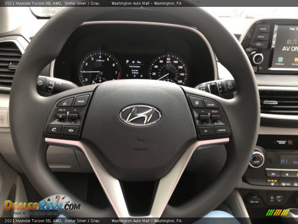 2021 Hyundai Tucson SEL AWD Stellar Silver / Gray Photo #11