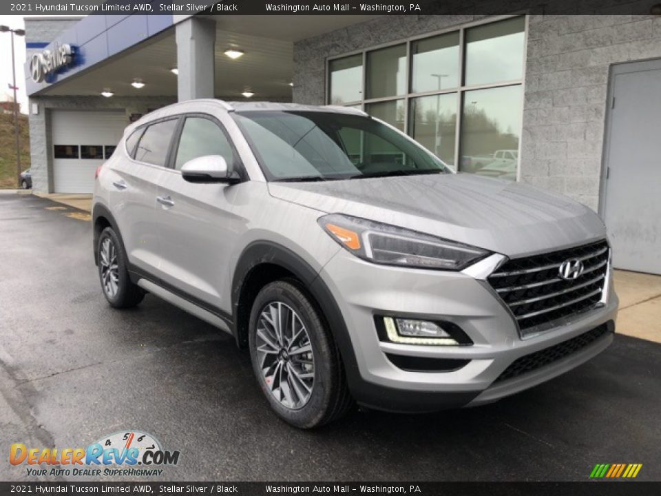 2021 Hyundai Tucson Limited AWD Stellar Silver / Black Photo #1