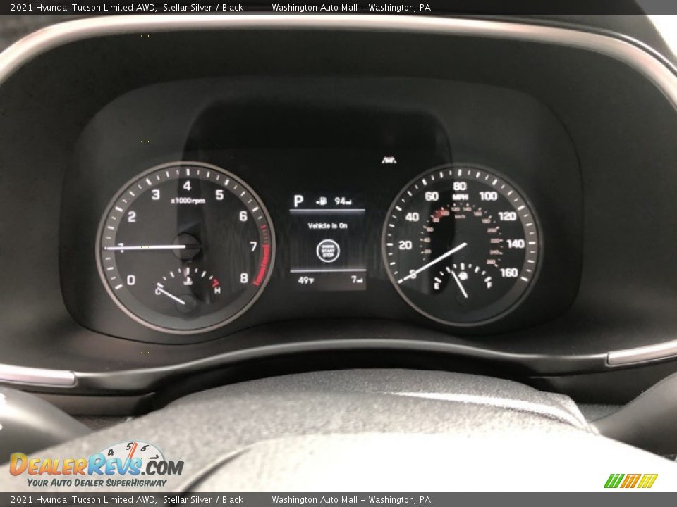 2021 Hyundai Tucson Limited AWD Gauges Photo #4