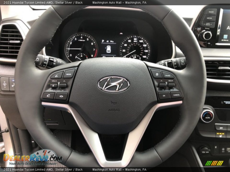 2021 Hyundai Tucson Limited AWD Steering Wheel Photo #9