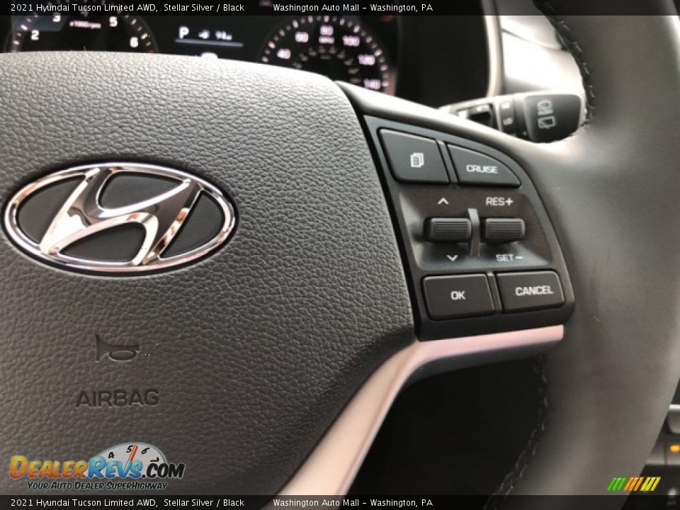 2021 Hyundai Tucson Limited AWD Steering Wheel Photo #11