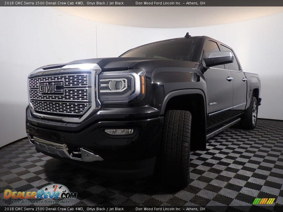 2018 GMC Sierra 1500 Denali Crew Cab 4WD Onyx Black / Jet Black Photo #2