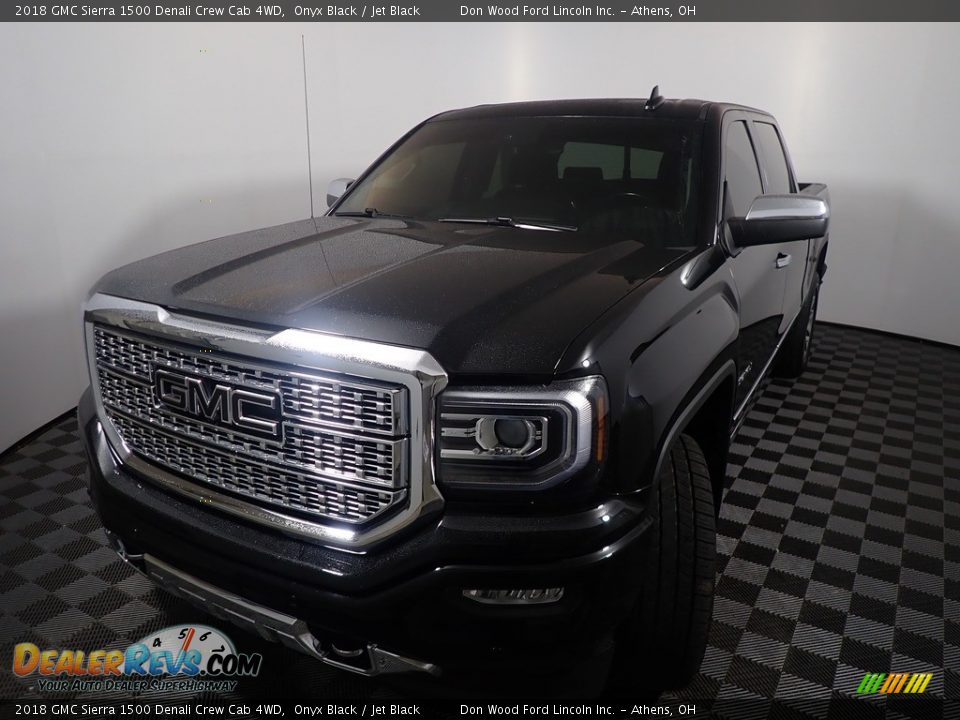 2018 GMC Sierra 1500 Denali Crew Cab 4WD Onyx Black / Jet Black Photo #4