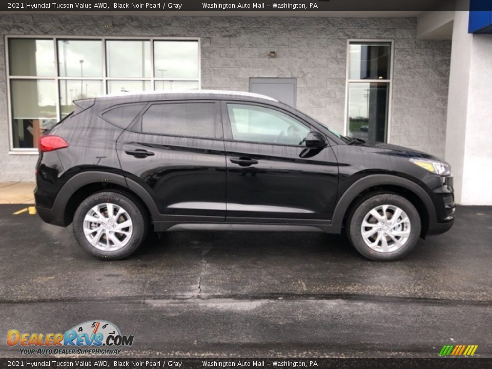 2021 Hyundai Tucson Value AWD Black Noir Pearl / Gray Photo #2