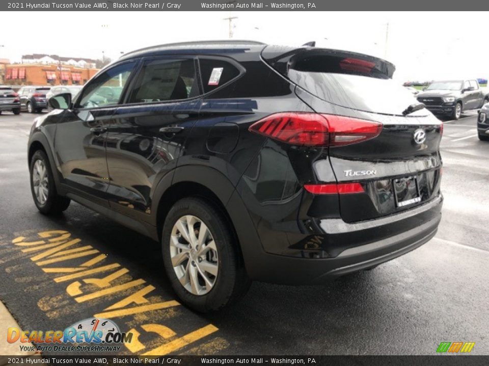 2021 Hyundai Tucson Value AWD Black Noir Pearl / Gray Photo #3