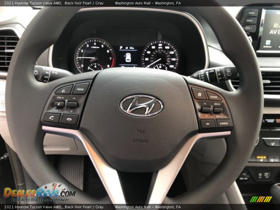 2021 Hyundai Tucson Value AWD Black Noir Pearl / Gray Photo #10