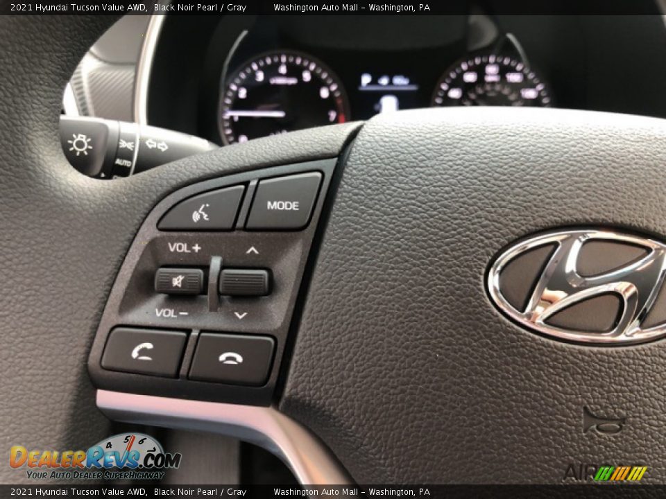 2021 Hyundai Tucson Value AWD Black Noir Pearl / Gray Photo #11