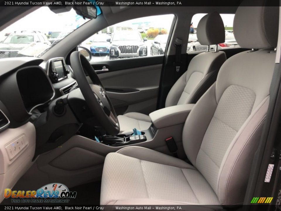 2021 Hyundai Tucson Value AWD Black Noir Pearl / Gray Photo #16