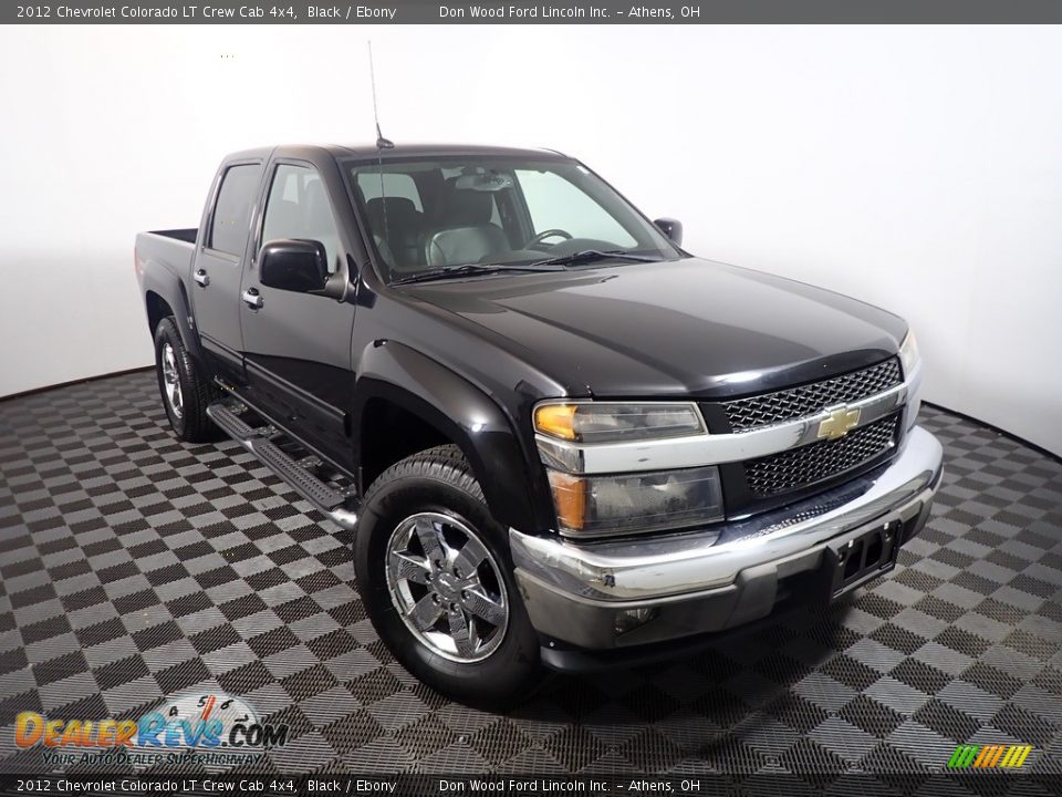 2012 Chevrolet Colorado LT Crew Cab 4x4 Black / Ebony Photo #3