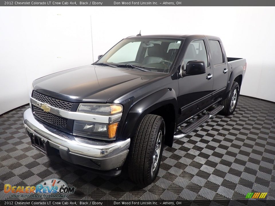 2012 Chevrolet Colorado LT Crew Cab 4x4 Black / Ebony Photo #4