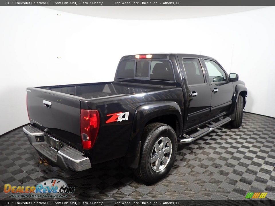 2012 Chevrolet Colorado LT Crew Cab 4x4 Black / Ebony Photo #5