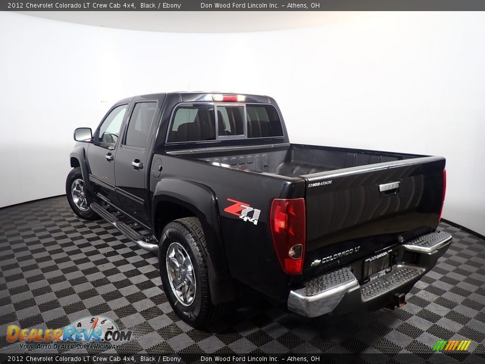 2012 Chevrolet Colorado LT Crew Cab 4x4 Black / Ebony Photo #6