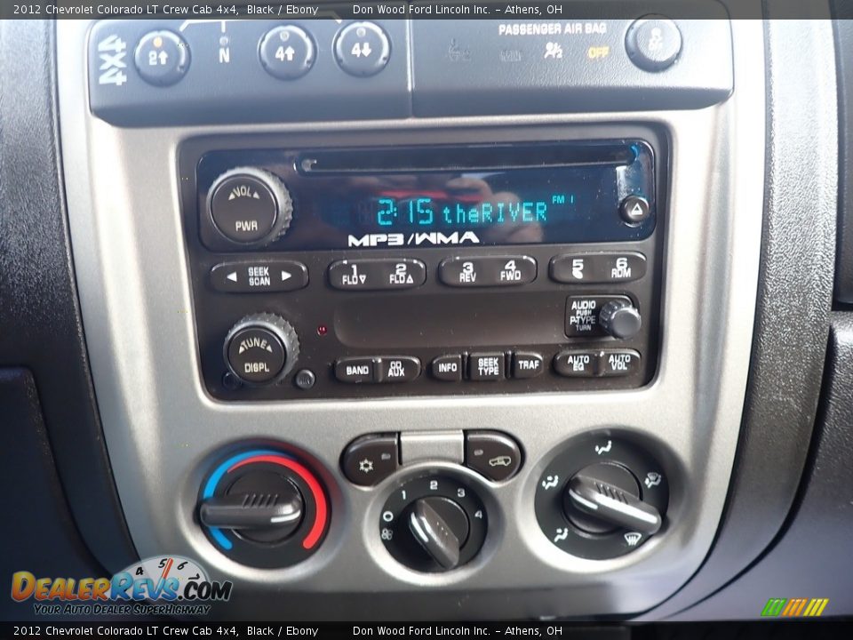 2012 Chevrolet Colorado LT Crew Cab 4x4 Black / Ebony Photo #20