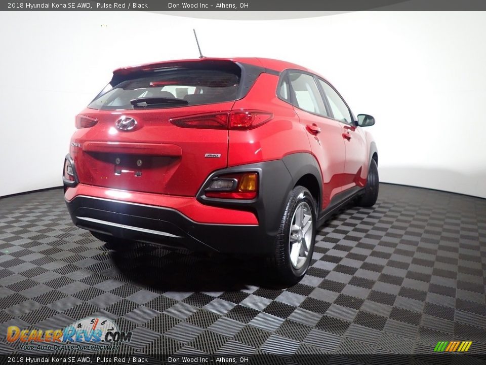 2018 Hyundai Kona SE AWD Pulse Red / Black Photo #7