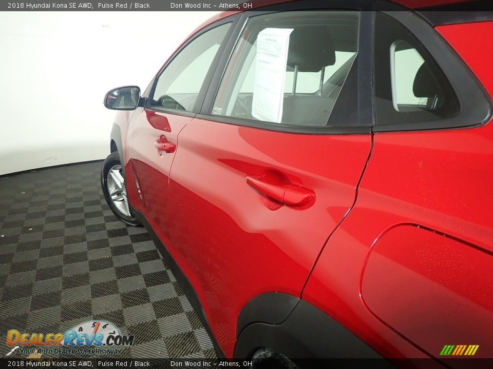 2018 Hyundai Kona SE AWD Pulse Red / Black Photo #9