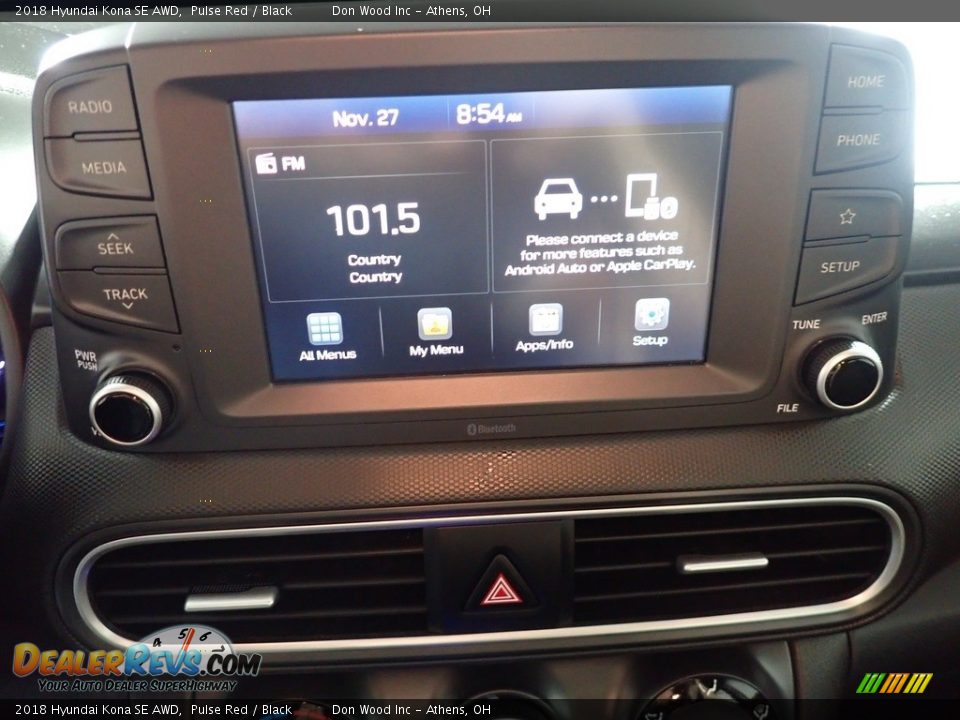 2018 Hyundai Kona SE AWD Pulse Red / Black Photo #25