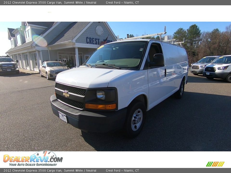 2012 Chevrolet Express 3500 Cargo Van Summit White / Neutral Photo #3