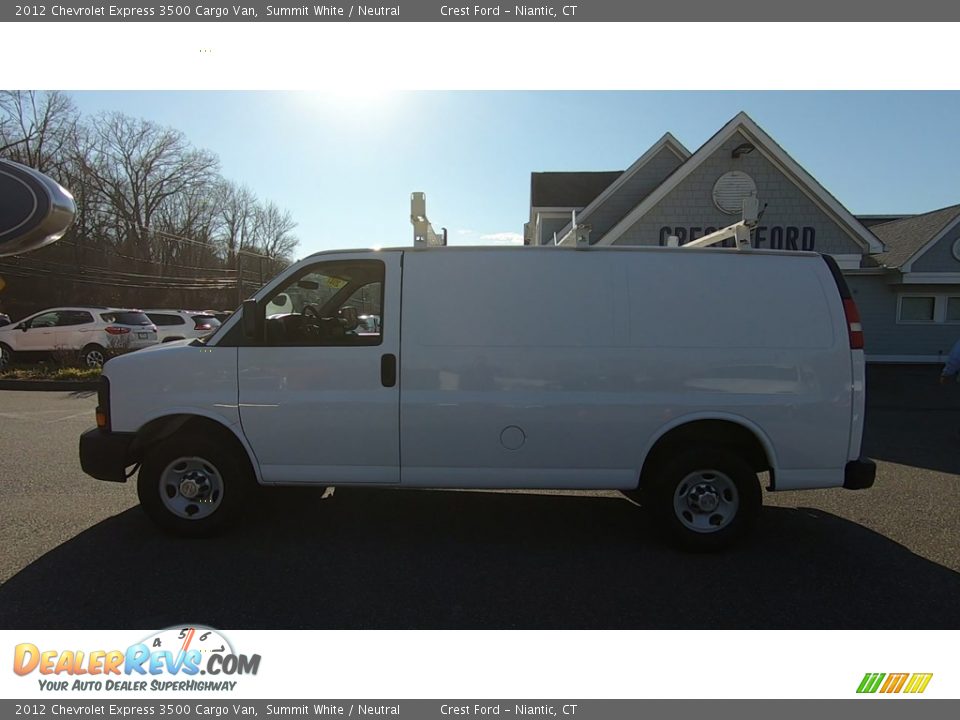 2012 Chevrolet Express 3500 Cargo Van Summit White / Neutral Photo #4