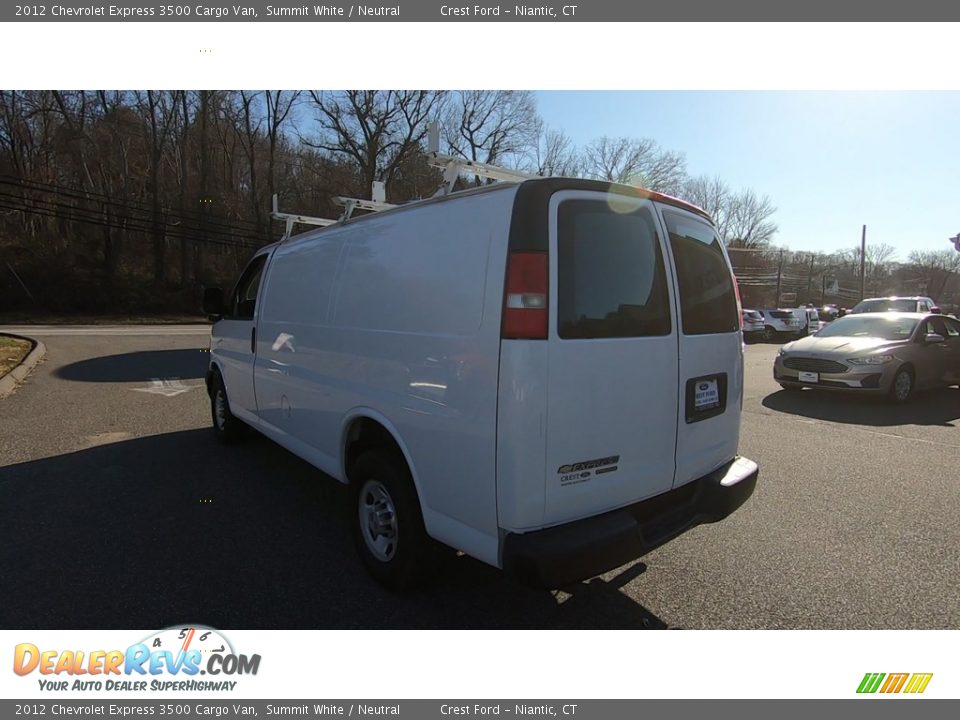 2012 Chevrolet Express 3500 Cargo Van Summit White / Neutral Photo #5