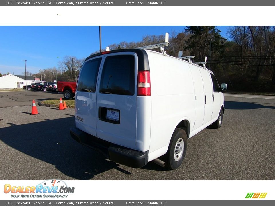 2012 Chevrolet Express 3500 Cargo Van Summit White / Neutral Photo #7