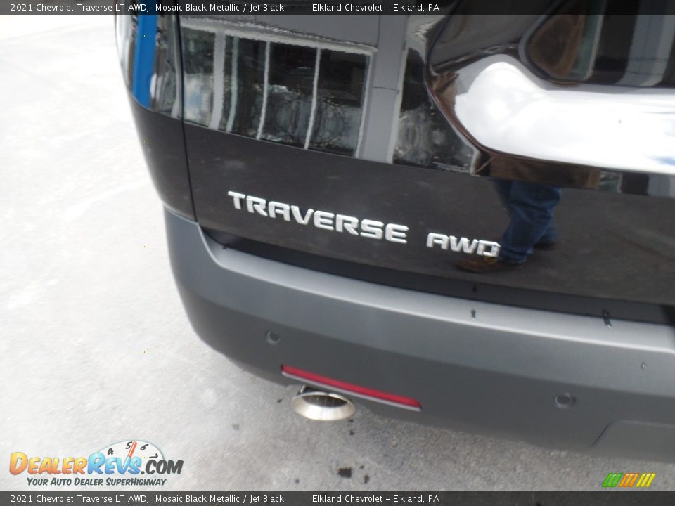2021 Chevrolet Traverse LT AWD Mosaic Black Metallic / Jet Black Photo #13