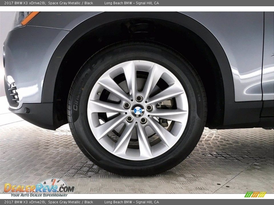 2017 BMW X3 xDrive28i Space Gray Metallic / Black Photo #8