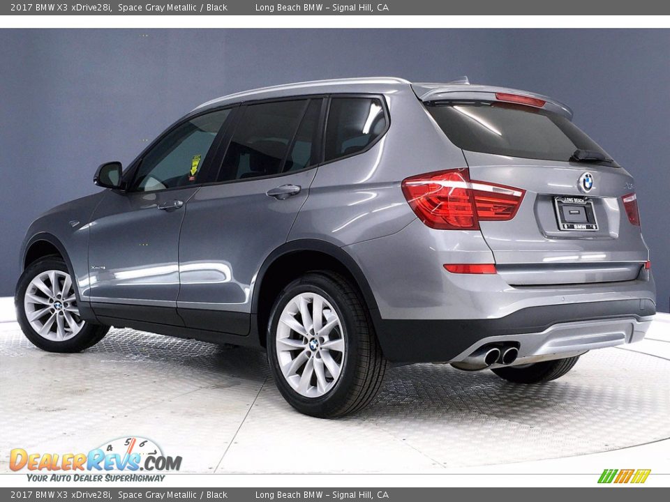 2017 BMW X3 xDrive28i Space Gray Metallic / Black Photo #10