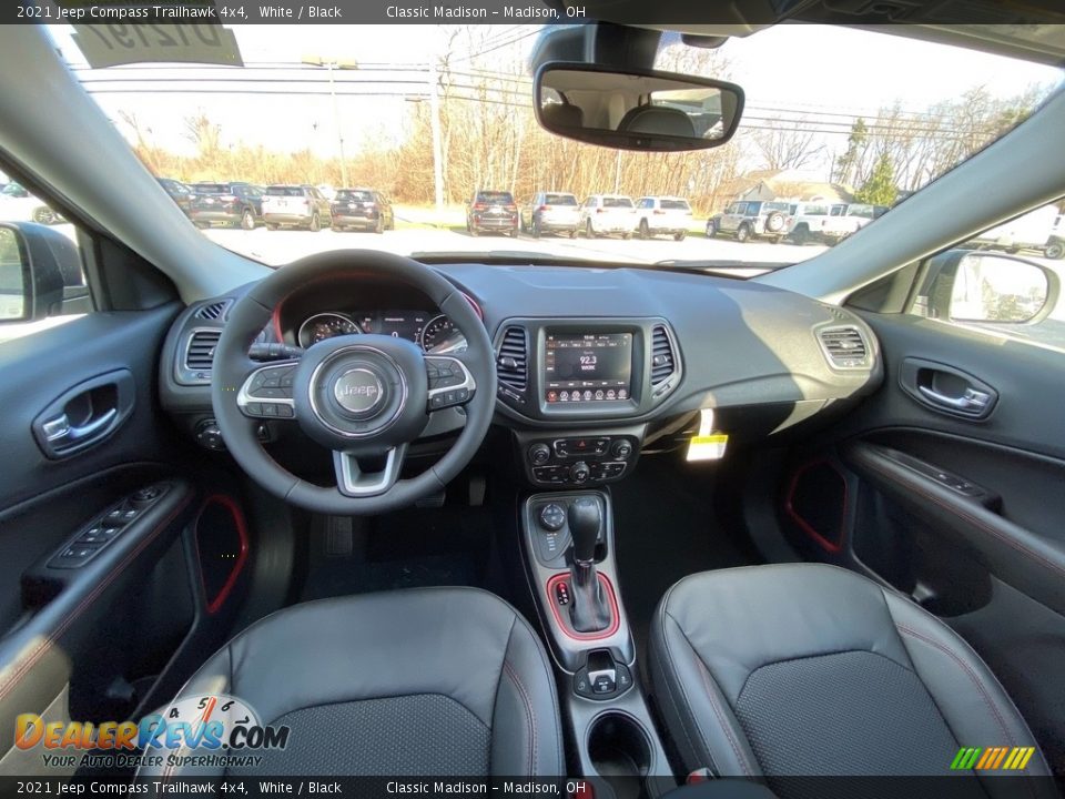 2021 Jeep Compass Trailhawk 4x4 White / Black Photo #4