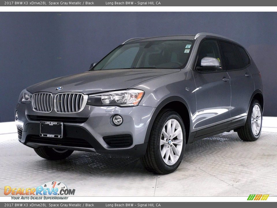 2017 BMW X3 xDrive28i Space Gray Metallic / Black Photo #12