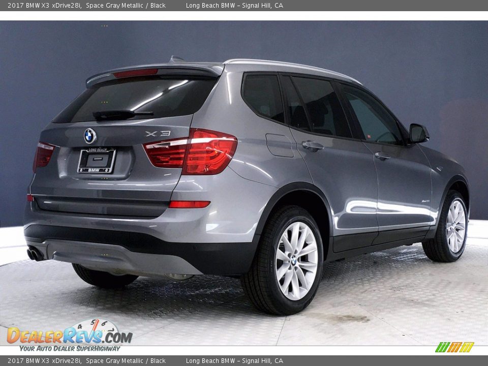 2017 BMW X3 xDrive28i Space Gray Metallic / Black Photo #13