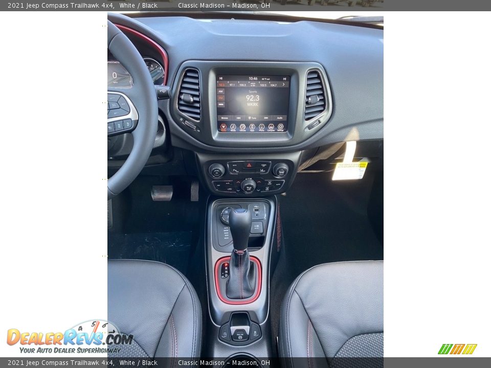 2021 Jeep Compass Trailhawk 4x4 White / Black Photo #6